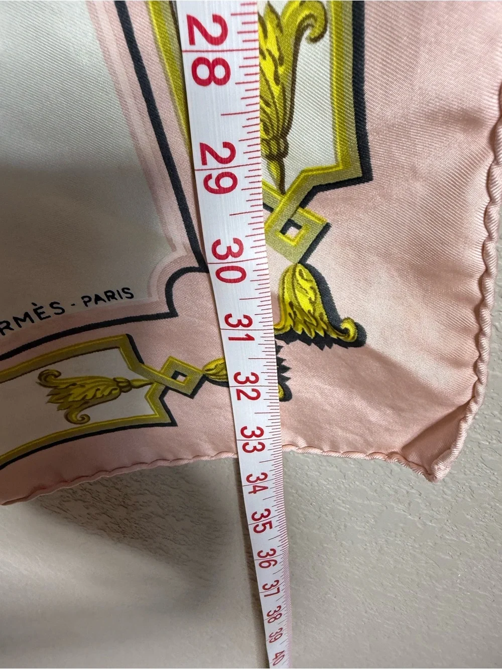 Hermes Scarf With Crest